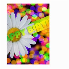 Happy Birthday Large Garden Flag (two Sides) by boho