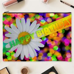 Happy Birthday Cosmetic Bag (xxxl)  by boho