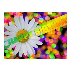 Happy Birthday Double Sided Flano Blanket (mini)  by boho