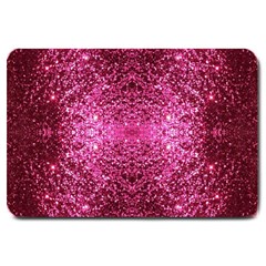 Pink Glitter Large Doormat  by boho