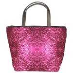 Pink Glitter Bucket Bags Front