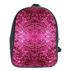 Pink Glitter School Bags (xl)  by boho