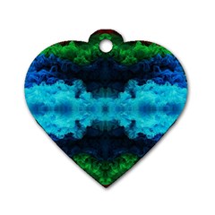 Crinoline Dog Tag Heart (two Sides) by boho