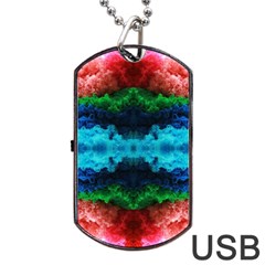 Crinoline Dog Tag Usb Flash (two Sides)