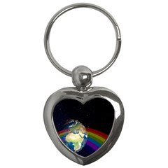 Earth Key Chains (heart)  by boho