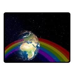 Earth Double Sided Fleece Blanket (small)  by boho