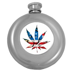 Marijuana Round Hip Flask (5 Oz) by boho