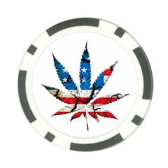 Marijuana Poker Chip Card Guard