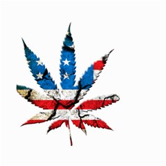 Marijuana Small Garden Flag (two Sides)