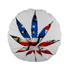 Marijuana Standard 15  Premium Round Cushions by boho