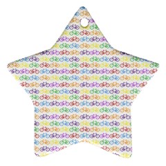 Bicycles Ornament (star) by boho