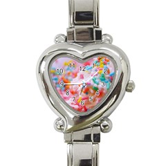 Birthday Cake Heart Italian Charm Watch by boho