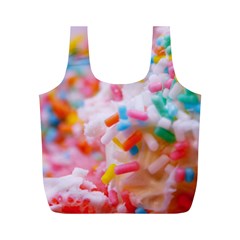 Birthday Cake Full Print Recycle Bags (m)  by boho