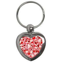 Red Hearts Key Chains (heart)  by boho