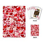 Red Hearts Playing Card Back