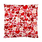 Red Hearts Standard Cushion Case (One Side) Front