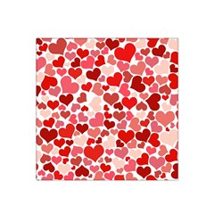 Red Hearts Satin Bandana Scarf by boho