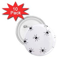 Spiders 1 75  Buttons (10 Pack)