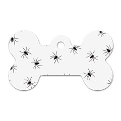 Spiders Dog Tag Bone (one Side) by boho