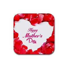 Happy Mothers Day Rubber Coaster (square)  by boho