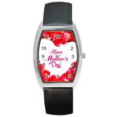 Happy Mothers Day Barrel Style Metal Watch