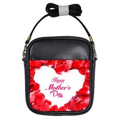 Happy Mothers Day Girls Sling Bags by boho