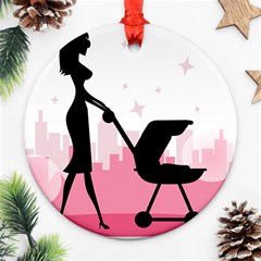 Milf Ornament (round)