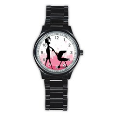 Milf Stainless Steel Round Watch by boho