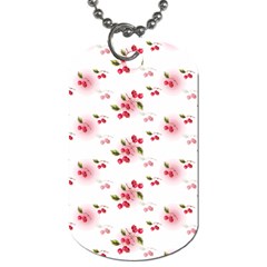 Vintage Cherry Dog Tag (one Side) by boho