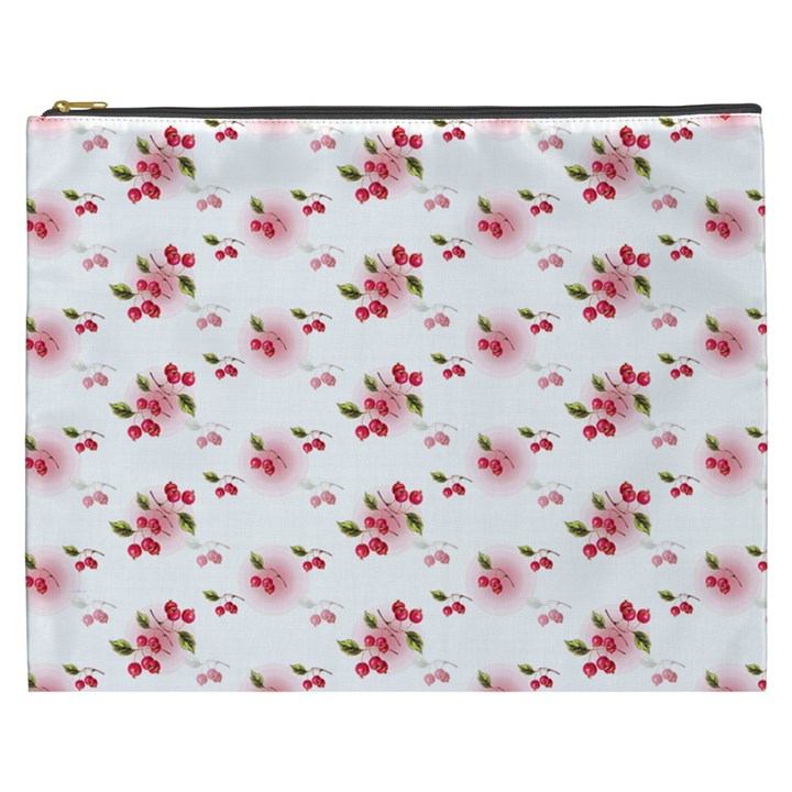 Vintage Cherry Cosmetic Bag (XXXL) 