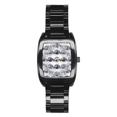 Disco Balls Stainless Steel Barrel Watch