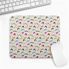 Mustaches Large Mousepads by boho