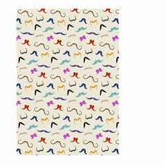 Mustaches Large Garden Flag (two Sides) by boho