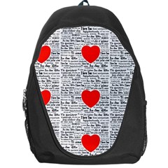 I Love You Backpack Bag by boho