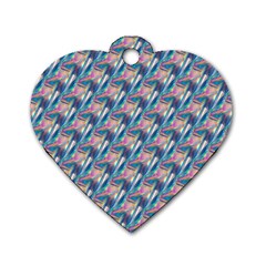 Holographic Hologram Dog Tag Heart (one Side) by boho