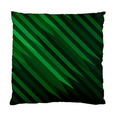 Abstract Blue Stripe Pattern Background Standard Cushion Case (Two Sides)