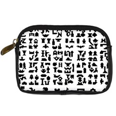 Anchor Puzzle Booklet Pages All Black Digital Camera Cases by Simbadda