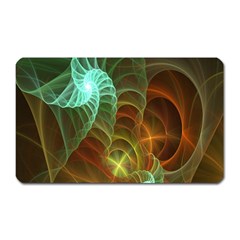 Art Shell Spirals Texture Magnet (rectangular) by Simbadda