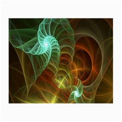 Art Shell Spirals Texture Small Glasses Cloth (2-side) by Simbadda