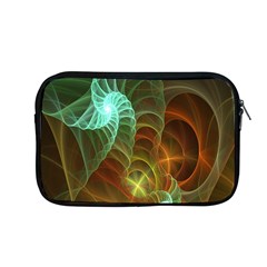 Art Shell Spirals Texture Apple Macbook Pro 13  Zipper Case by Simbadda