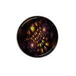 Art Design Image Oily Spirals Texture Hat Clip Ball Marker Front