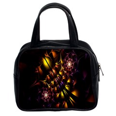 Art Design Image Oily Spirals Texture Classic Handbags (2 Sides) by Simbadda