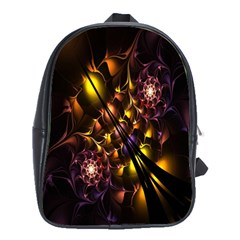 Art Design Image Oily Spirals Texture School Bags(large) 