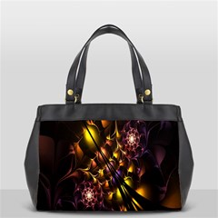 Art Design Image Oily Spirals Texture Office Handbags (2 Sides)  by Simbadda