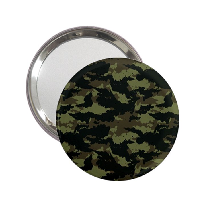 Camo Pattern 2.25  Handbag Mirrors