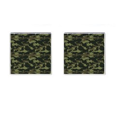 Camo Pattern Cufflinks (square) by Simbadda