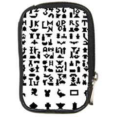 Anchor Puzzle Booklet Pages All Black Compact Camera Cases by Simbadda