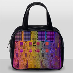 Circuit Board Pattern Lynnfield Die Classic Handbags (one Side)