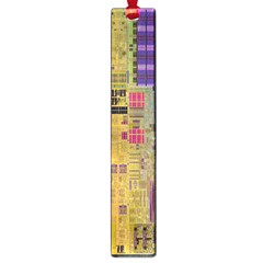 Circuit Board Pattern Lynnfield Die Large Book Marks by Simbadda