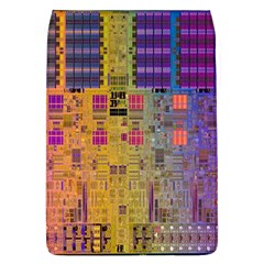 Circuit Board Pattern Lynnfield Die Flap Covers (l)  by Simbadda